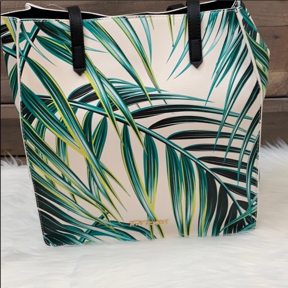 Betsey Johnson floral palm tote - Picture 4 of 6